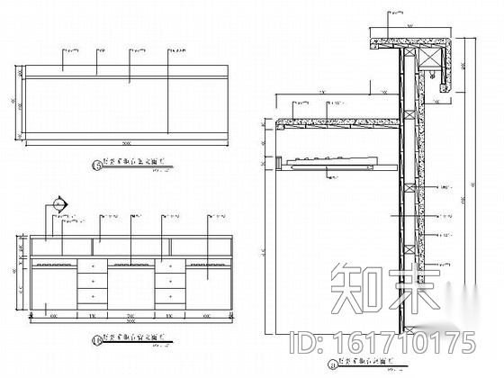 [深圳]简欧售楼部及样板房室内装修图cad施工图下载【ID:161710175】