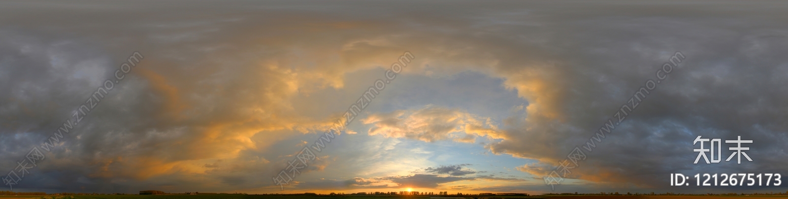 天空HDR贴图下载【ID:1212675173】