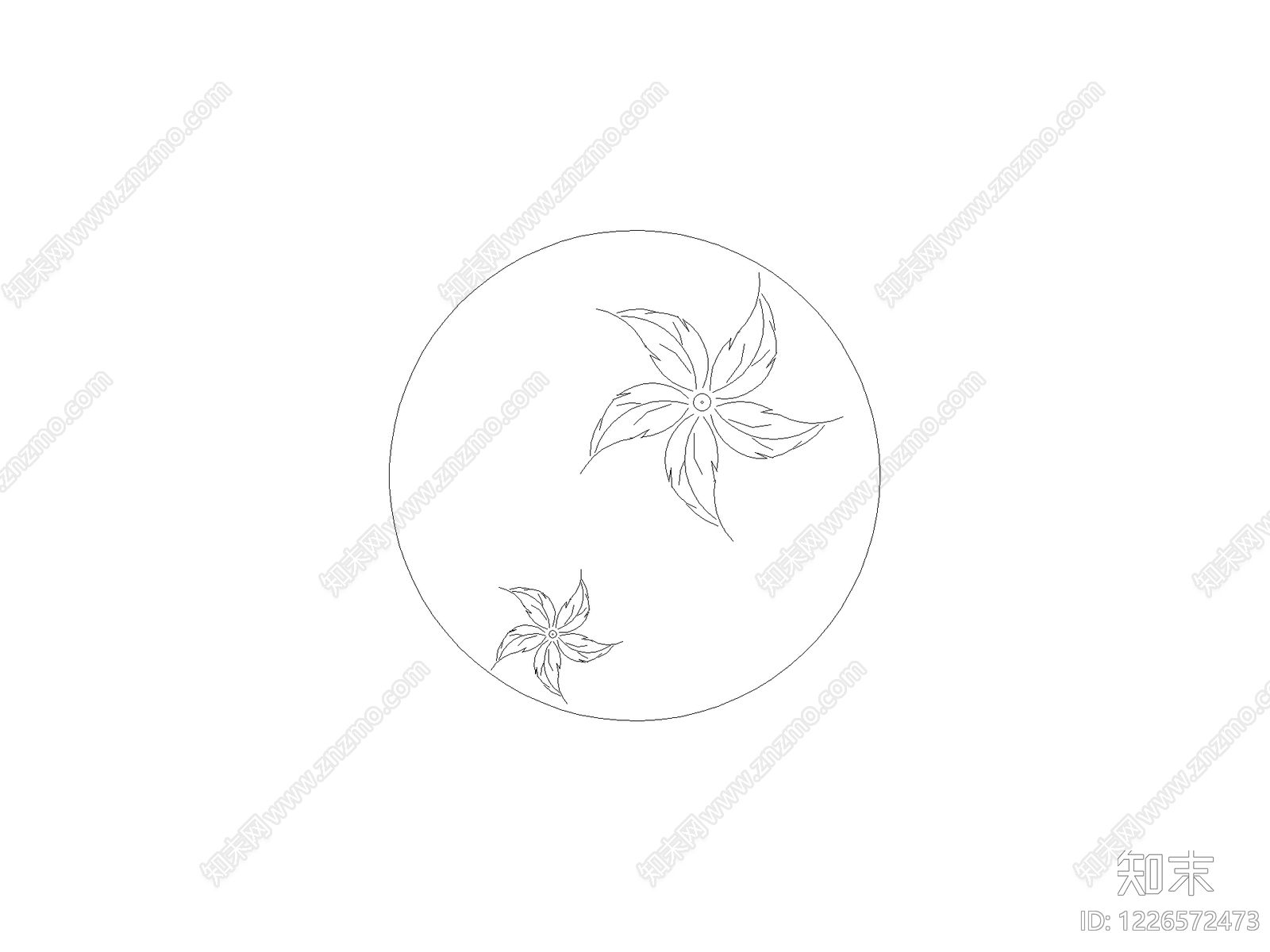 标识标牌构件CAD图纸
