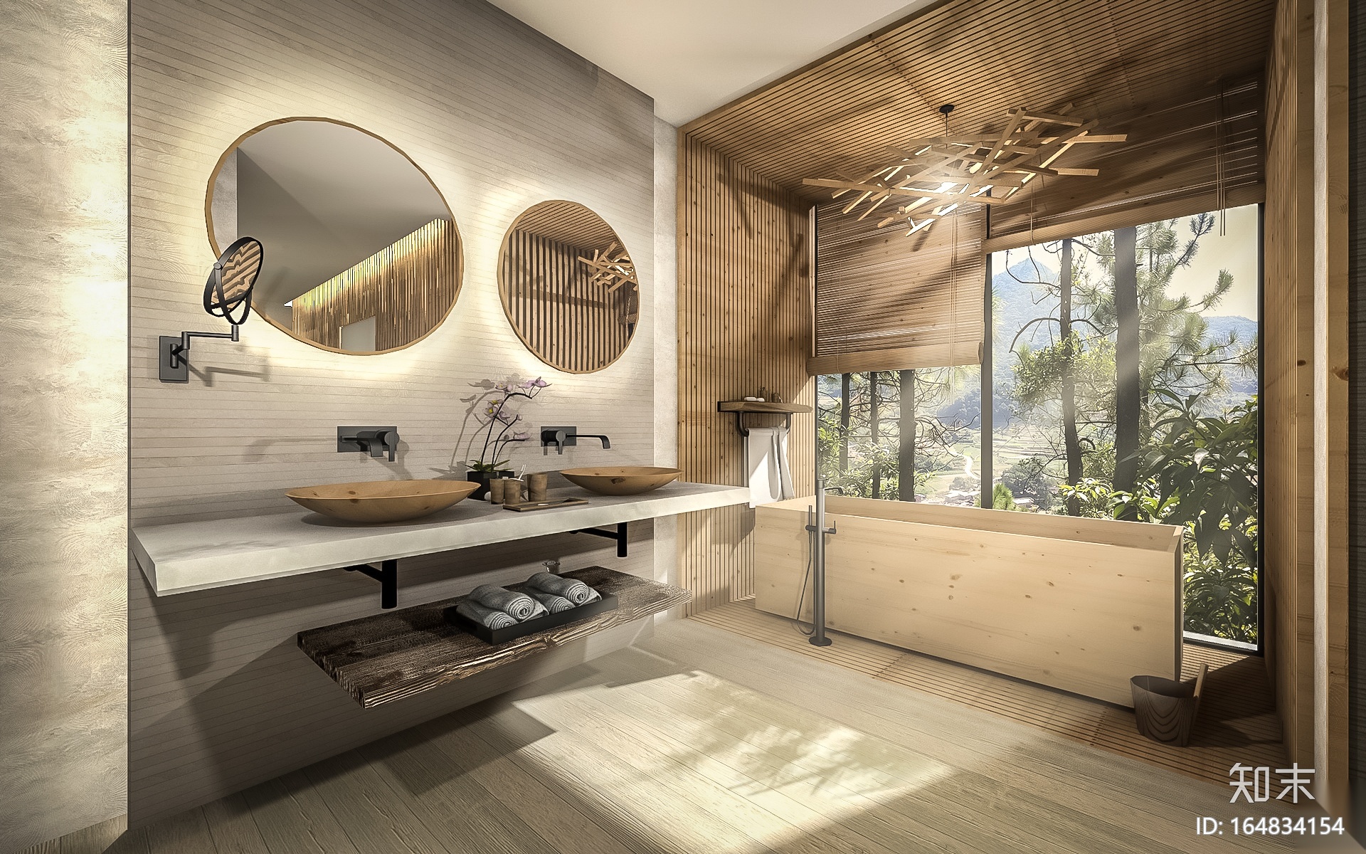 [云南]板栗林P1户型树屋体验住宅施工图施工图下载【ID:164834154】