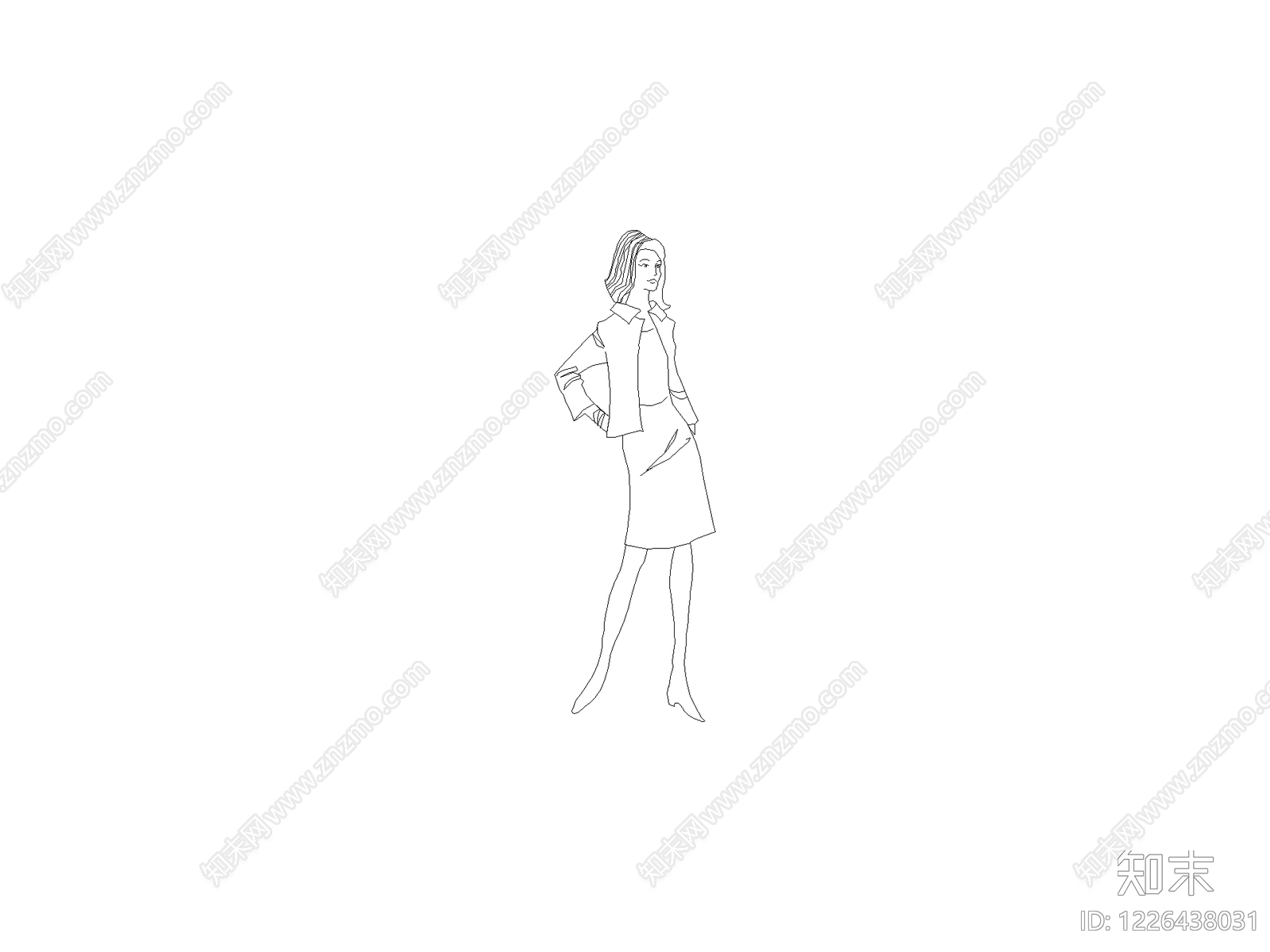 人物cad施工图下载【ID:1226438031】