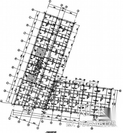 4层砖混综合服务楼建筑结构施工图(含PKPM模型)施工图下载【ID:166746179】