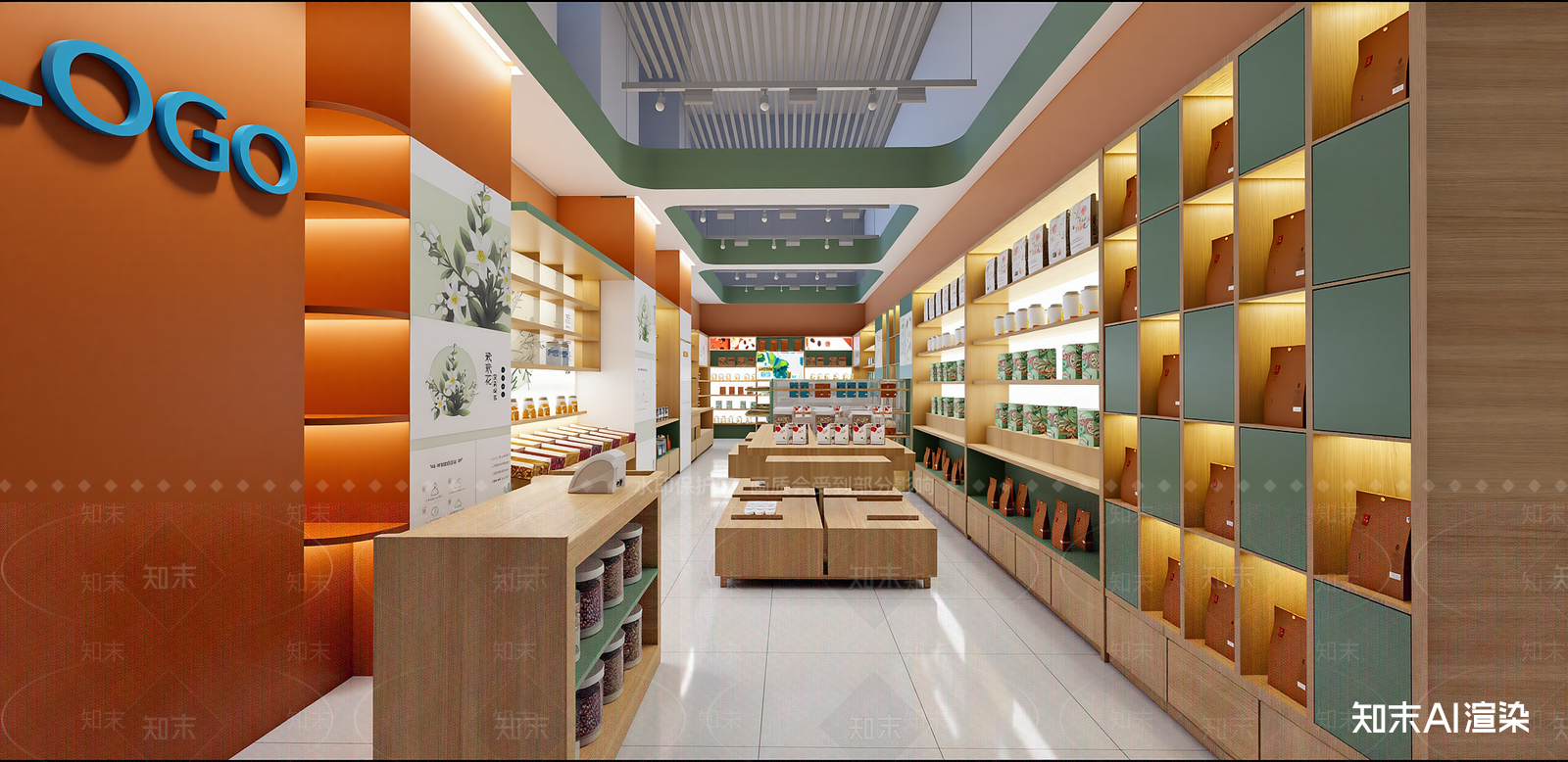 现代便利店SU模型草图