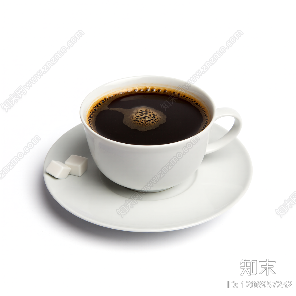 咖啡杯与碟具套装3D模型下载【ID:1206957252】