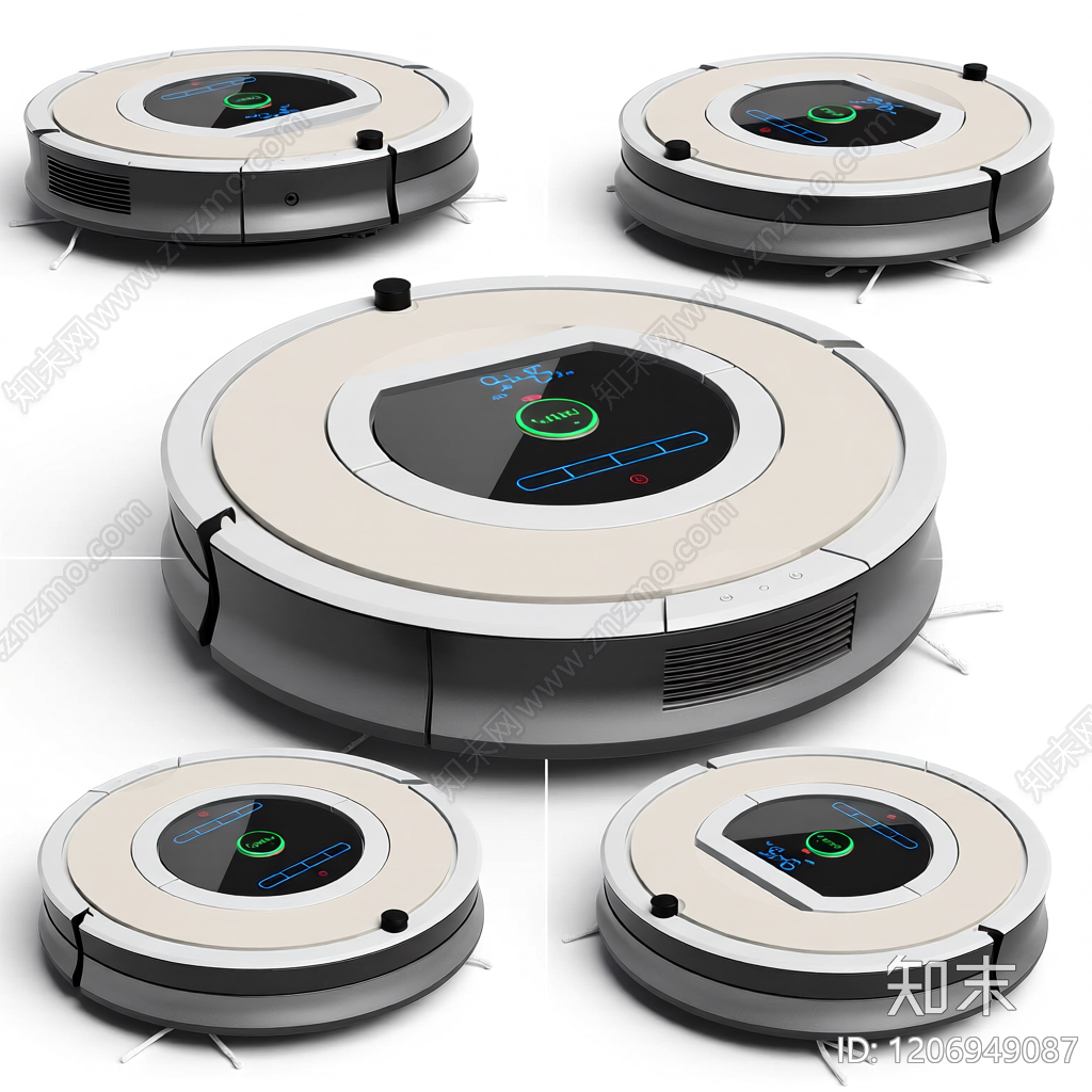 扫地机器人模型3D模型下载【ID:1206949087】