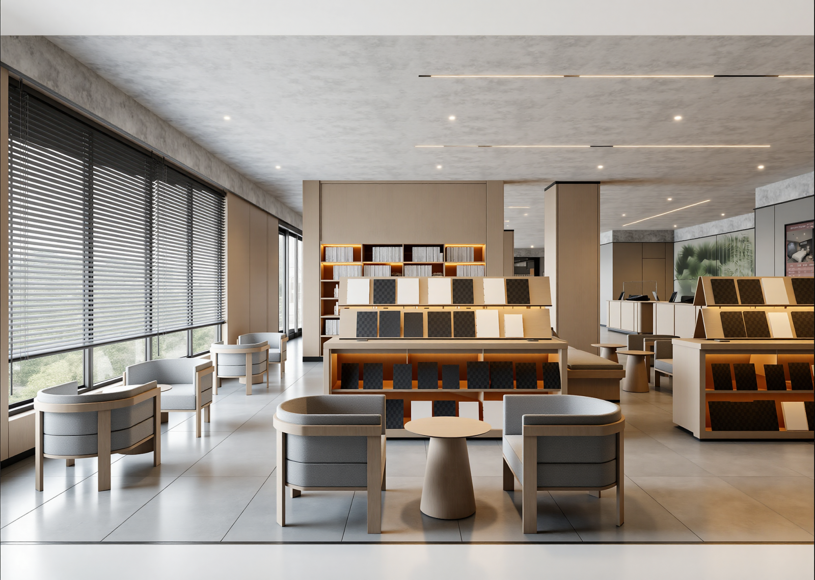 现代家具展厅3D模型下载【ID:1214714695】