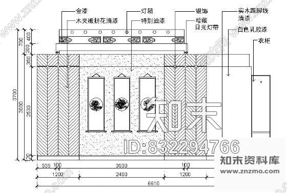 图块/节点餐厅包间立面cad施工图下载【ID:832294766】