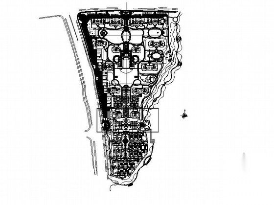 [绍兴]居住区园林景观水景设计施工图施工图下载【ID:161094139】
