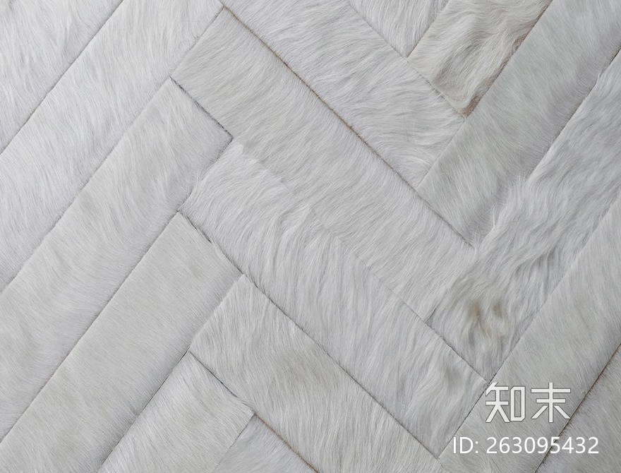 白色人字拼动物毛毯贴图下载【ID:263095432】