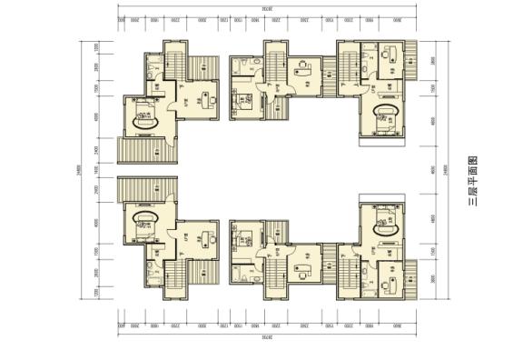 [重庆]高端现代风格住宅区建筑设计方案文本（含商业）cad施工图下载【ID:167625147】