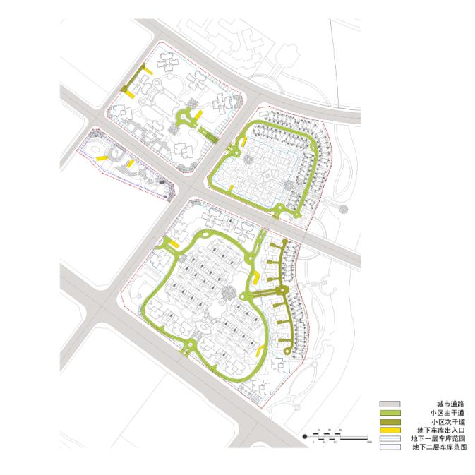 [重庆]高端现代风格住宅区建筑设计方案文本（含商业）cad施工图下载【ID:167625147】