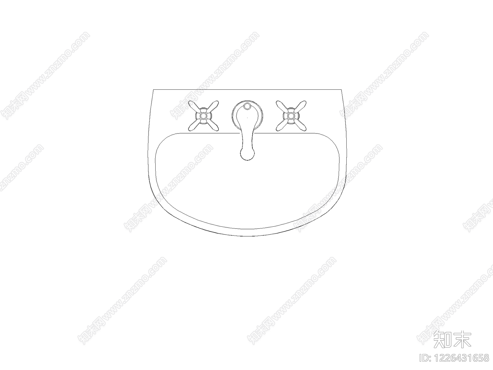 卫浴设施cad施工图下载【ID:1226431658】