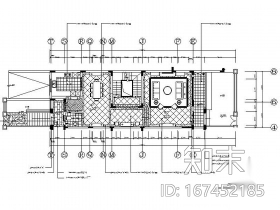 [广东]惠州某联排别墅(中间)室内装饰竣工图cad施工图下载【ID:167452185】