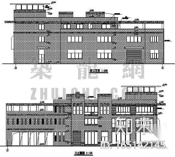 菜市场办公综全楼cad施工图下载【ID:165142145】