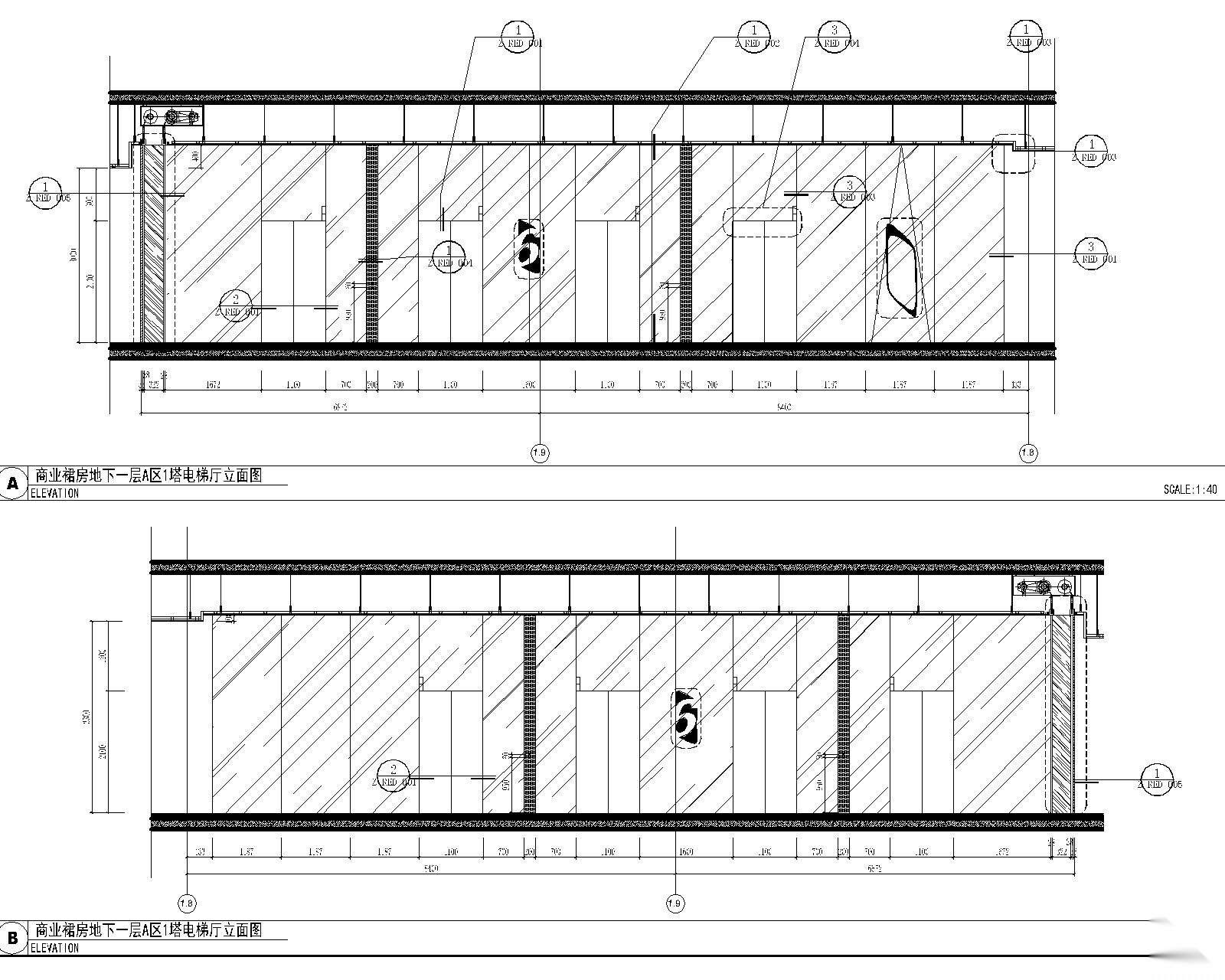 扎哈.哈迪德--北京银河SOHO施工图cad施工图下载【ID:160712146】
