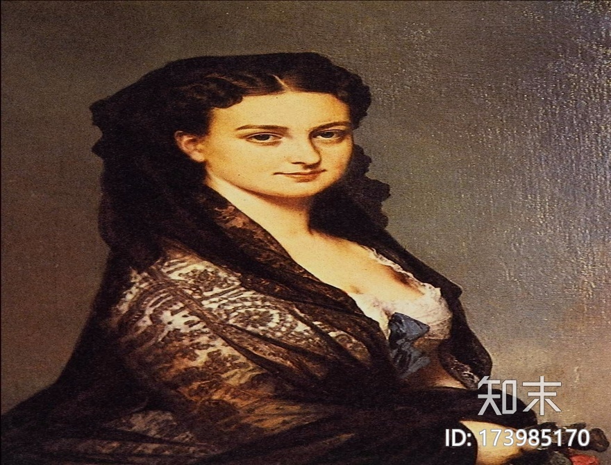 原创经典壁画-西洋-人像贴图下载【ID:173985170】