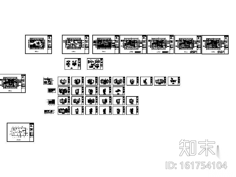 某家居专卖店装修图cad施工图下载【ID:161754104】