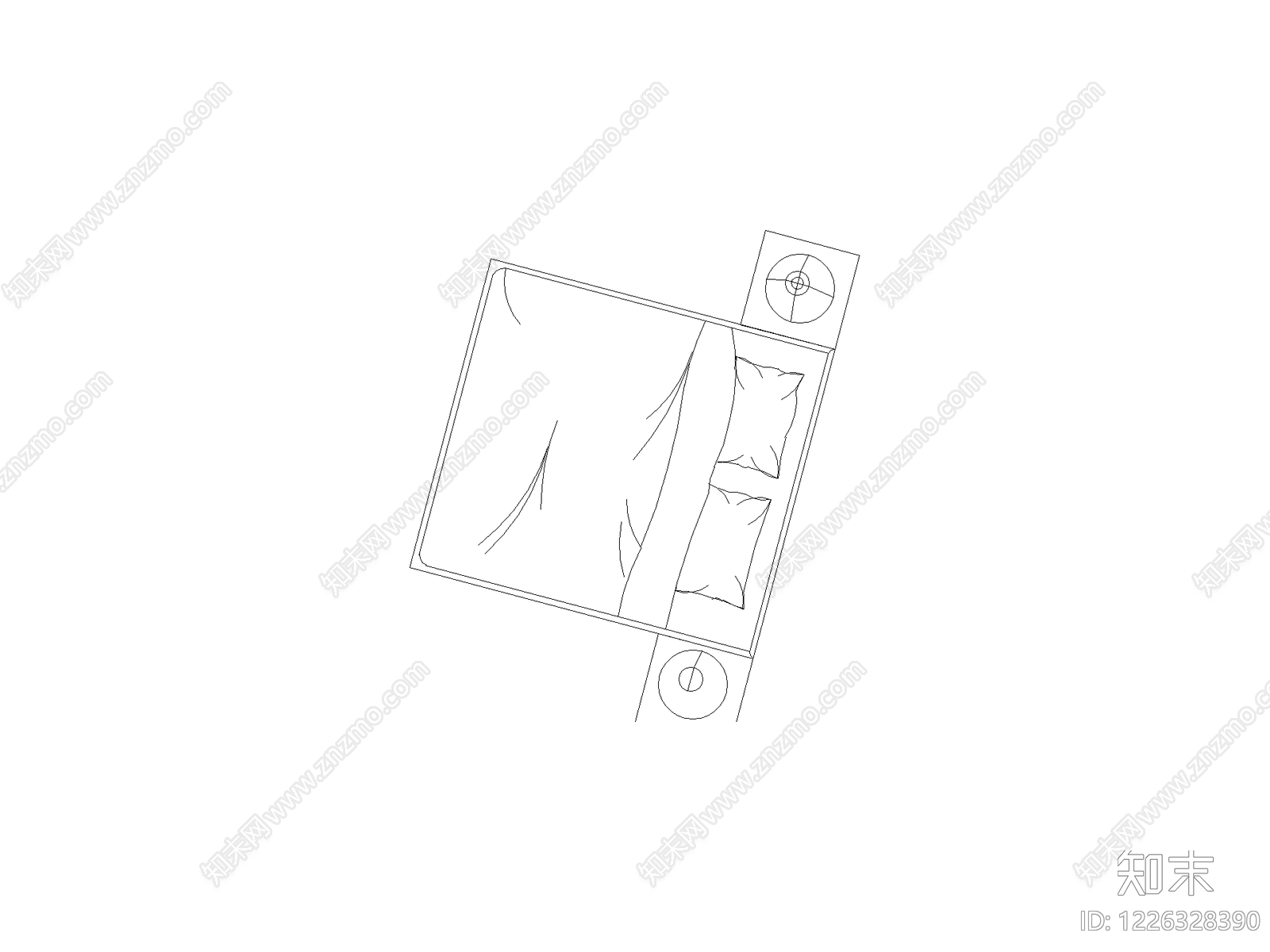 酒店空间设计模块cad施工图下载【ID:1226328390】
