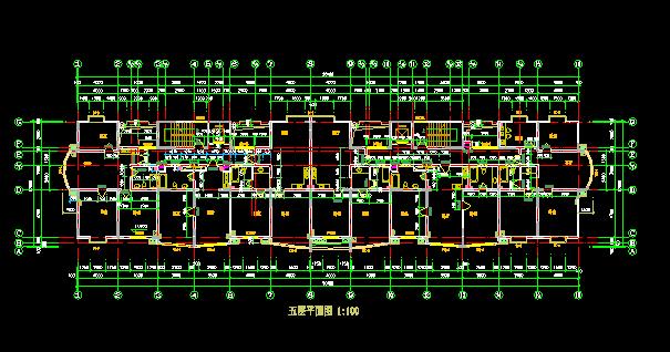 多层新中式风格度假公寓施工图cad施工图下载【ID:165602109】