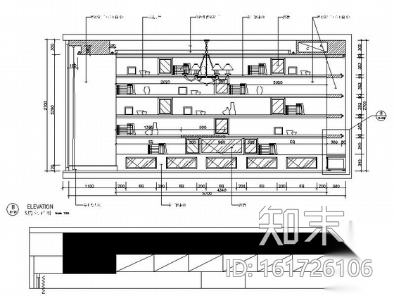 [深圳]欧式风格三层别墅样板间室内装修施工图（含效果）cad施工图下载【ID:161726106】