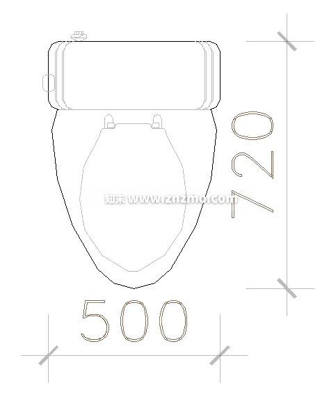 马桶施工图下载【ID:181289163】