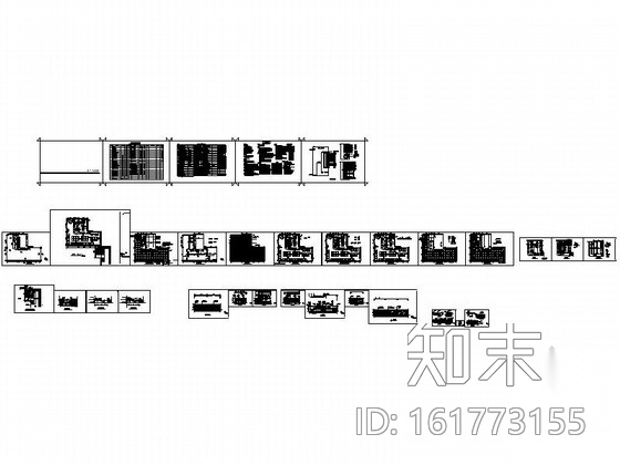 [厦门]某中式风味餐厅室内装修施工图cad施工图下载【ID:161773155】