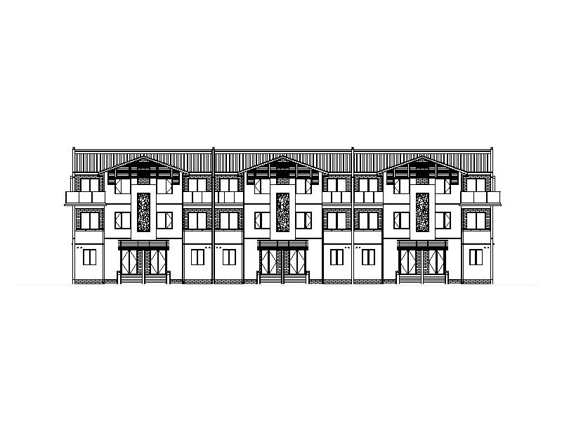 [江苏]大型设计院江南风格新中式住宅别墅区施工图（全...cad施工图下载【ID:165922173】