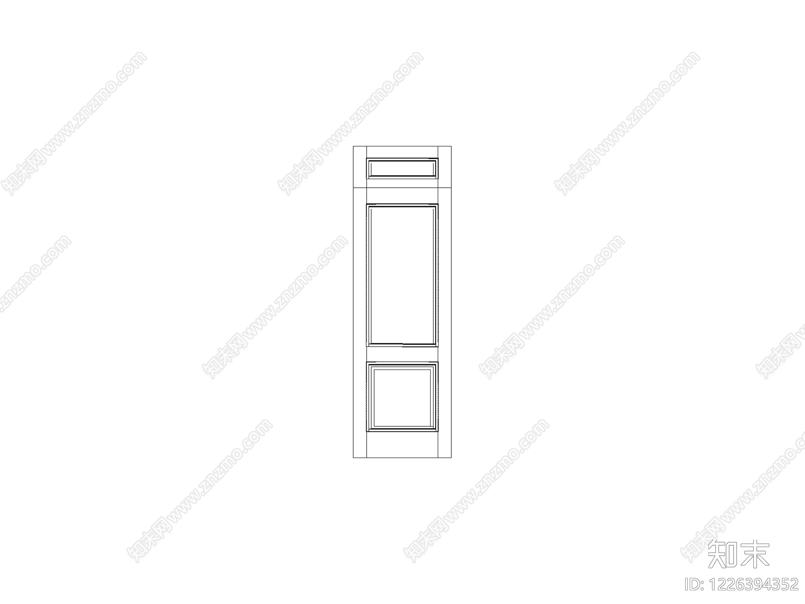 门cad施工图下载【ID:1226394352】