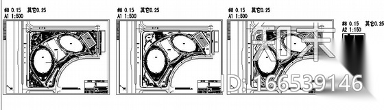 广州大学体育场田径场园林绿化工程图纸施工图下载【ID:166539146】