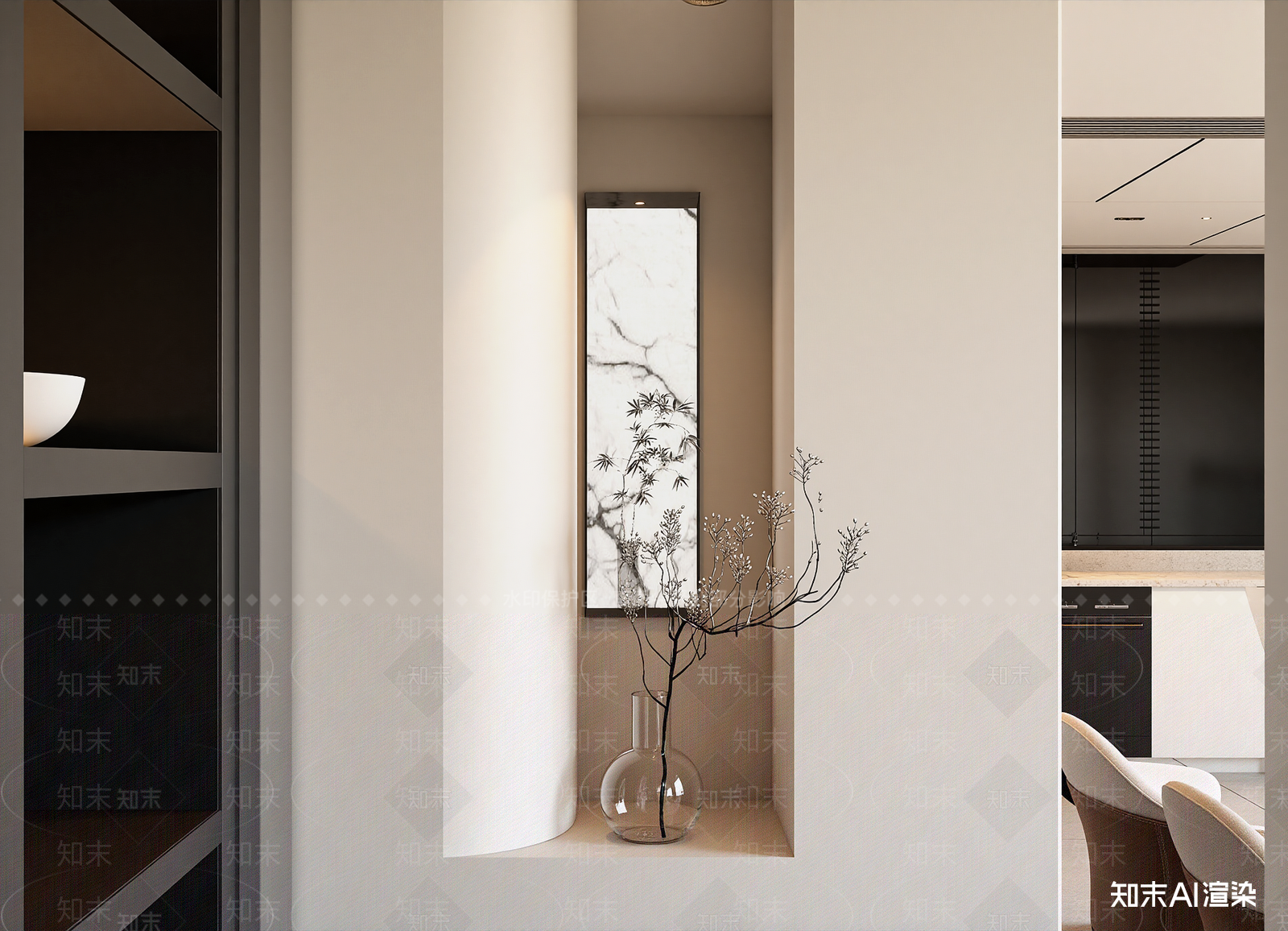 意式玄关3D模型下载【ID:1215172358】