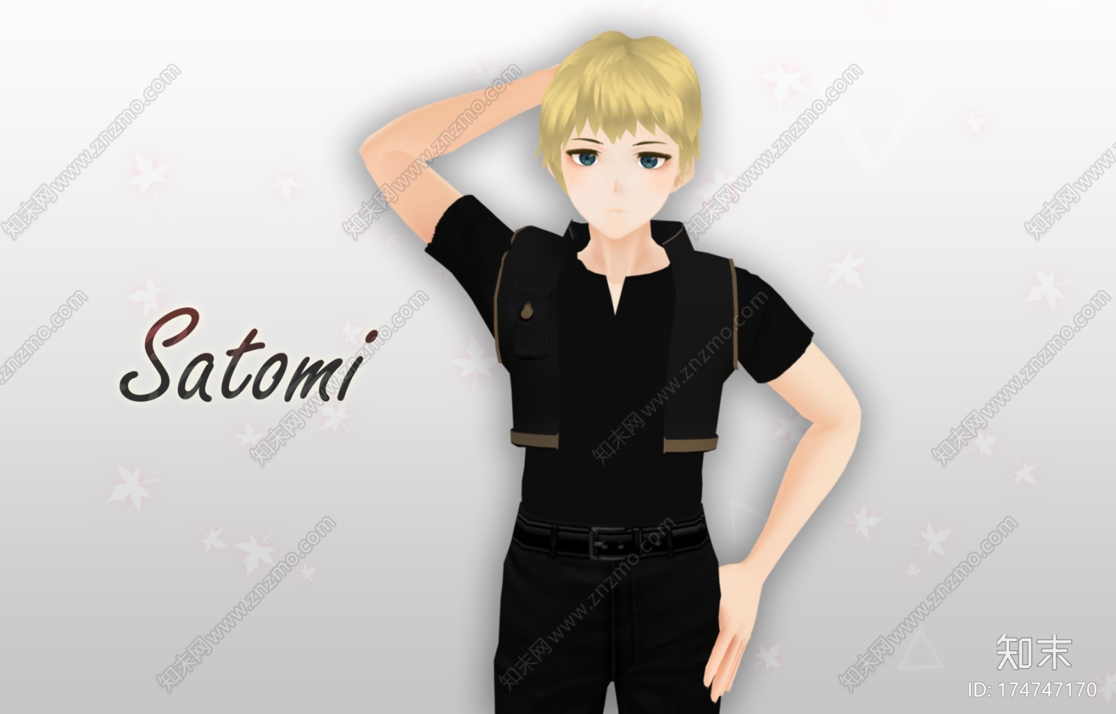 Satomi原始-CG模型下载【ID:174747170】