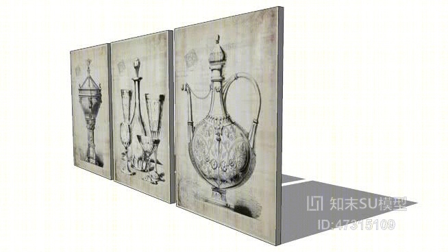 3画的复兴，家世界，116557，价格：59€参考。SU模型下载【ID:47315109】