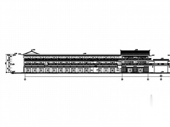 [北京]某居住区外立面工程建筑施工图cad施工图下载【ID:168483195】