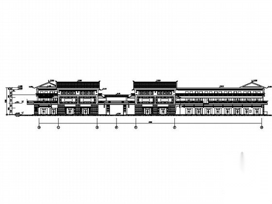 [北京]某居住区外立面工程建筑施工图cad施工图下载【ID:168483195】