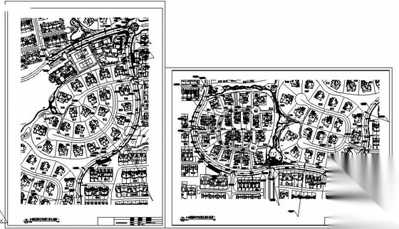 [江苏南京]某小区别墅环行道路施工图cad施工图下载【ID:161108152】
