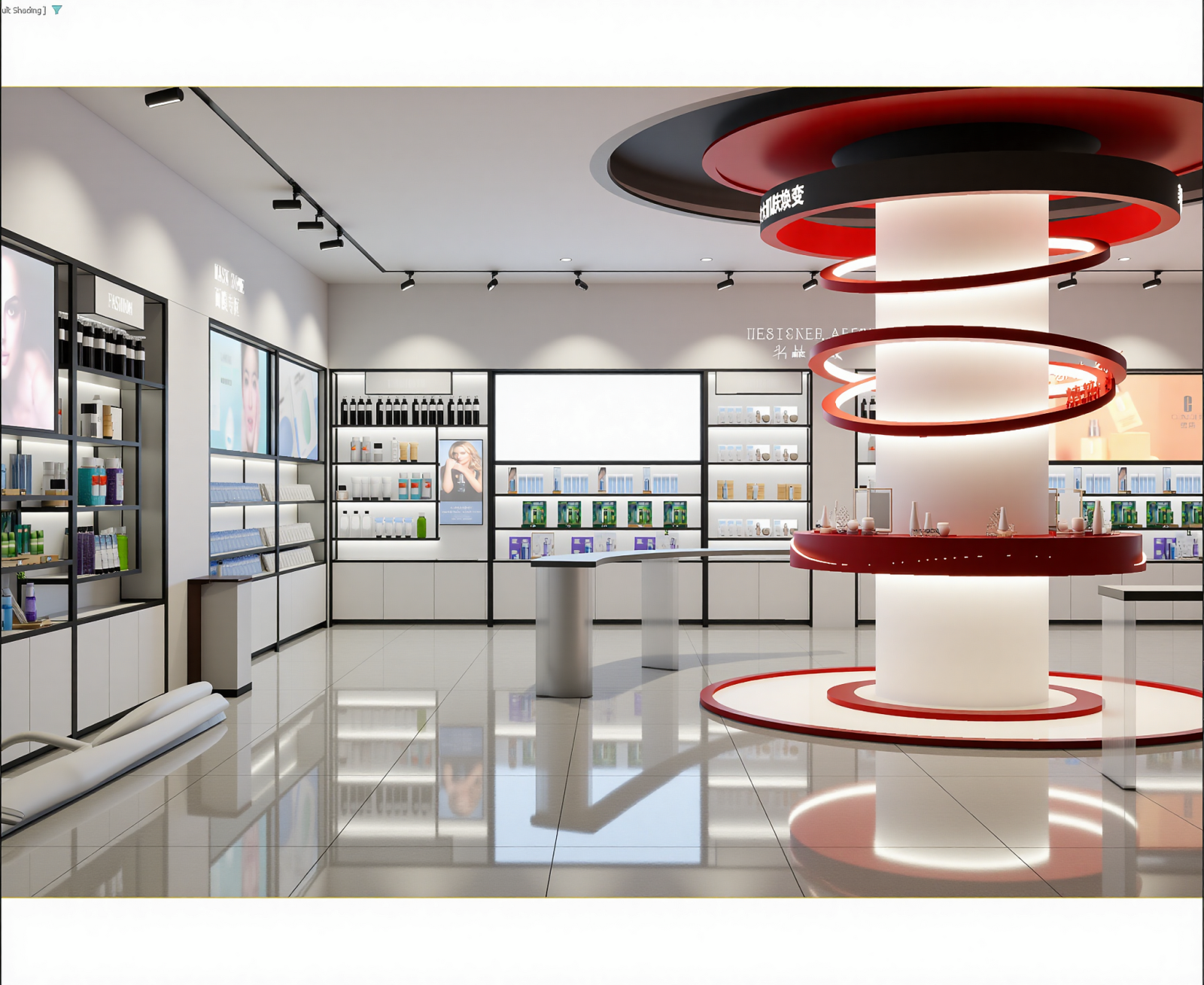 现代化妆品展台3D模型下载【ID:1215006867】