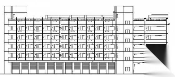 [广西]某立体车库建筑施工图施工图下载【ID:164875194】