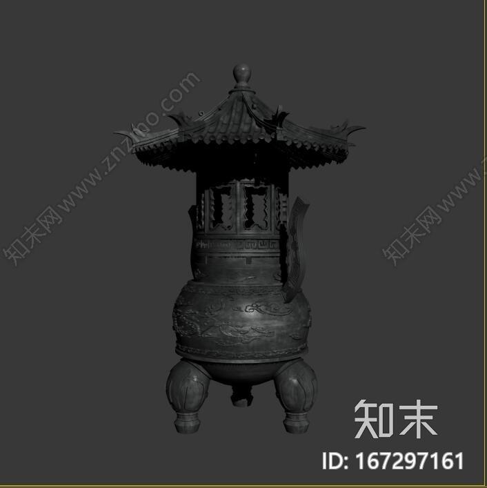 香炉CG模型下载【ID:167297161】