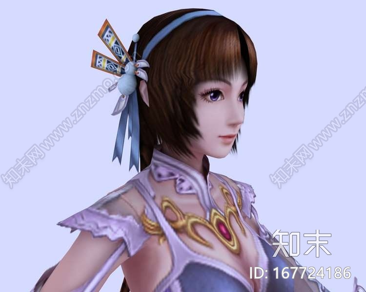 古代女孩，不知你们有没有CG模型下载【ID:167724186】