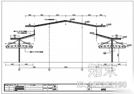 某大厦幕墙结构设计图(含效果图)cad施工图下载【ID:167262190】