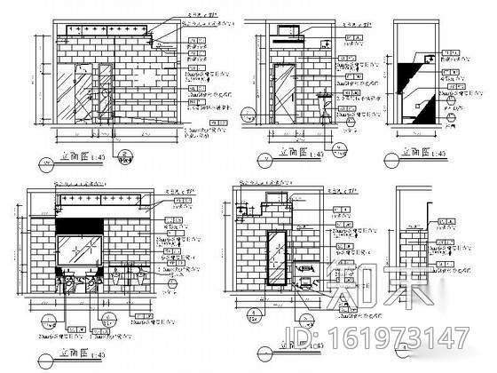 五星级酒店水泵房卫生间装修施工图施工图下载【ID:161973147】