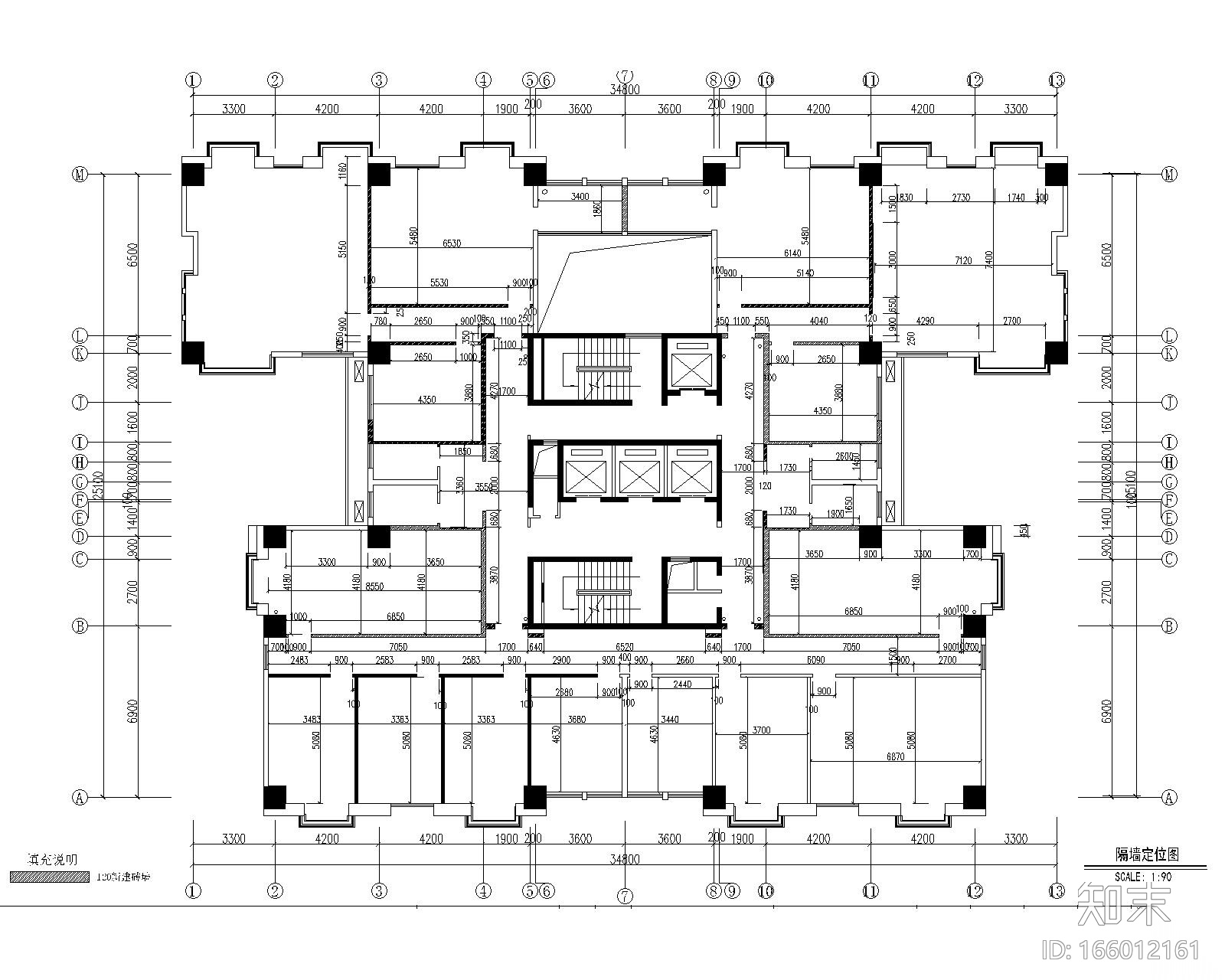 [江苏]连云港市通榆北延送水工程管理处室内装修施工图+...cad施工图下载【ID:166012161】