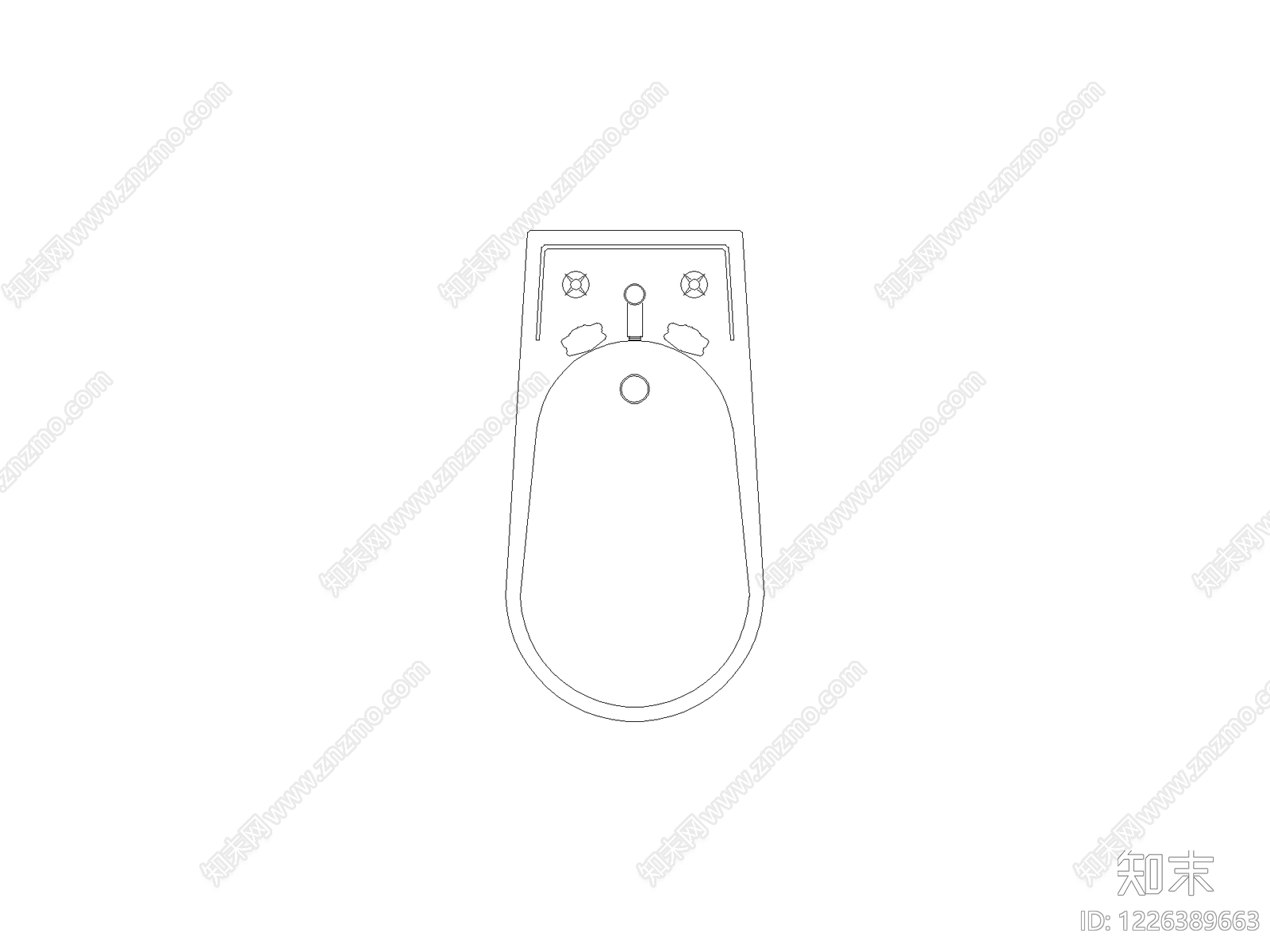卫浴设施cad施工图下载【ID:1226389663】