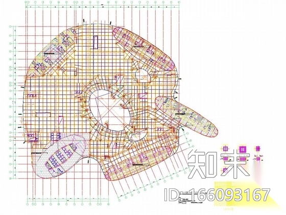 [系列五]大底盘多塔复杂结构大型超高层综合体结构施工图...施工图下载【ID:166093167】