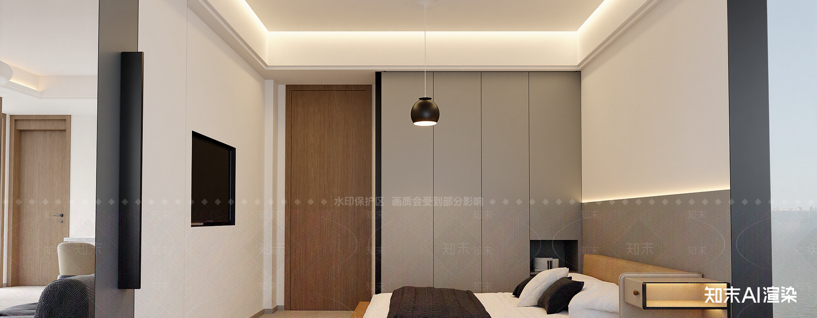 现代家居客厅SU模型下载【ID:1216056506】