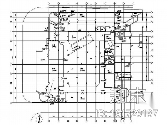 [上海]某购物商厦大楼施工图（含效果）cad施工图下载【ID:161720137】