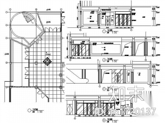 [上海]某购物商厦大楼施工图（含效果）cad施工图下载【ID:161720137】