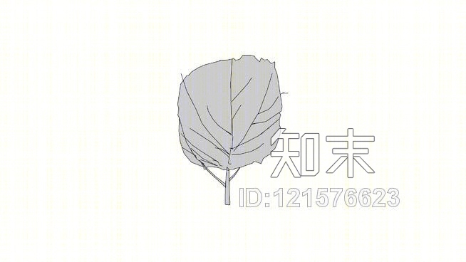 2D草图树3SU模型下载【ID:121576623】