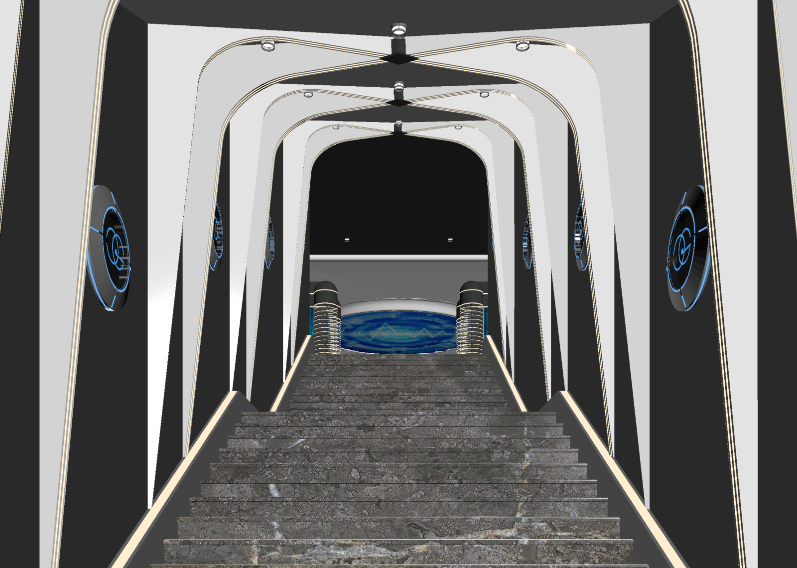 现代科技展厅3D模型下载【ID:1214662917】