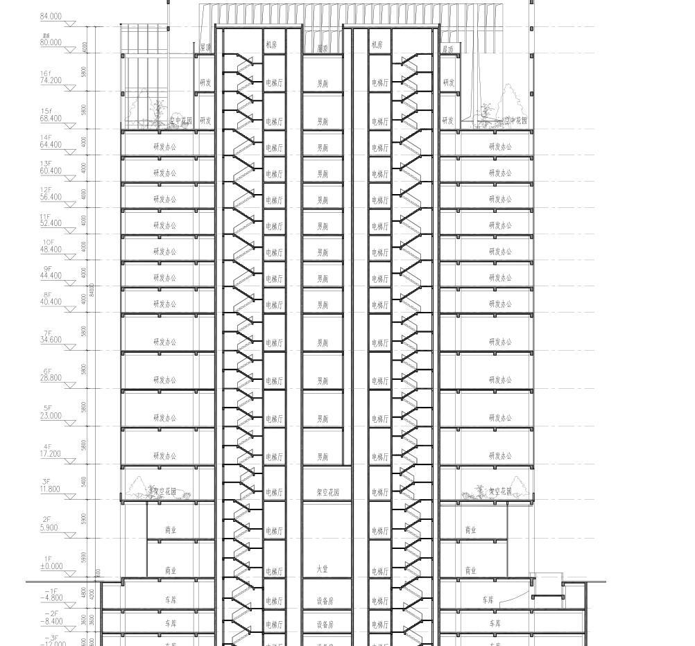 [广东]古典风格高层科技企业办公楼建筑设计方案文本（...cad施工图下载【ID:149935180】